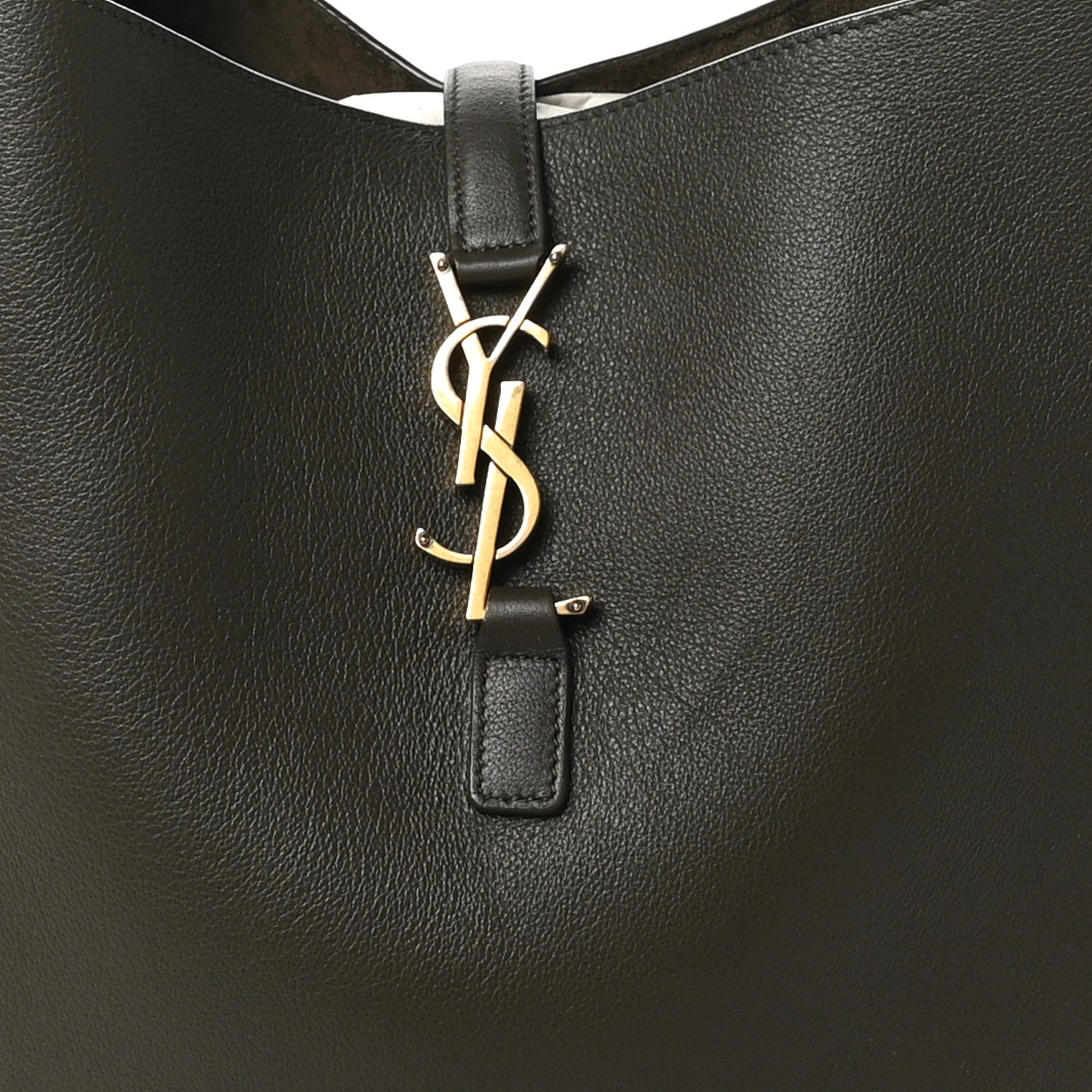Saint Laurent Smooth Calfskin Large Le 5 A 7 Soft Hobo Light Musk 8 of 10
