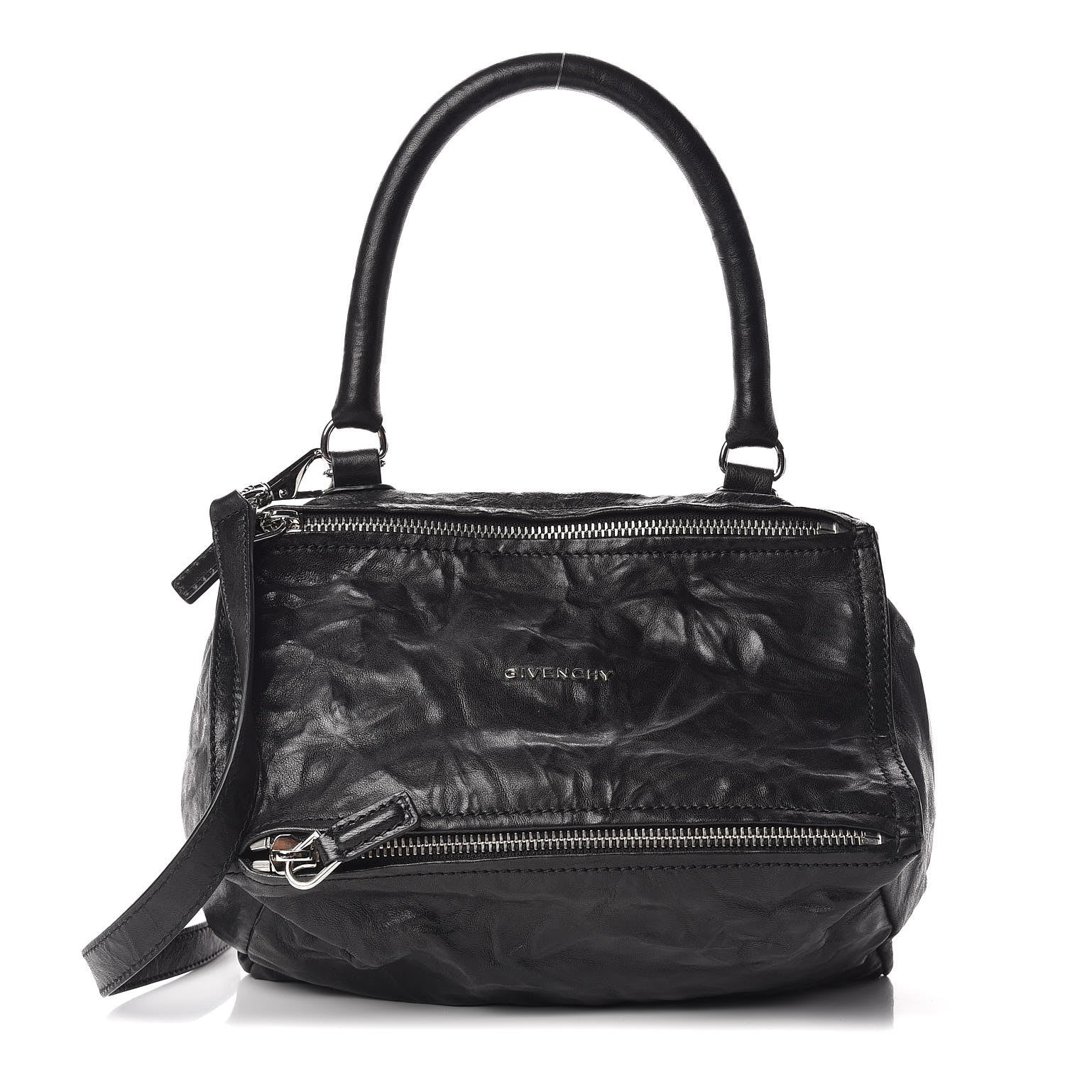 Givenchy Tumbled Sheepskin Small Pandora Black 1 of 10