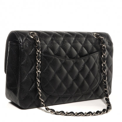 Chanel Caviar Quilted Medium Double Flap Black 3 of 9
