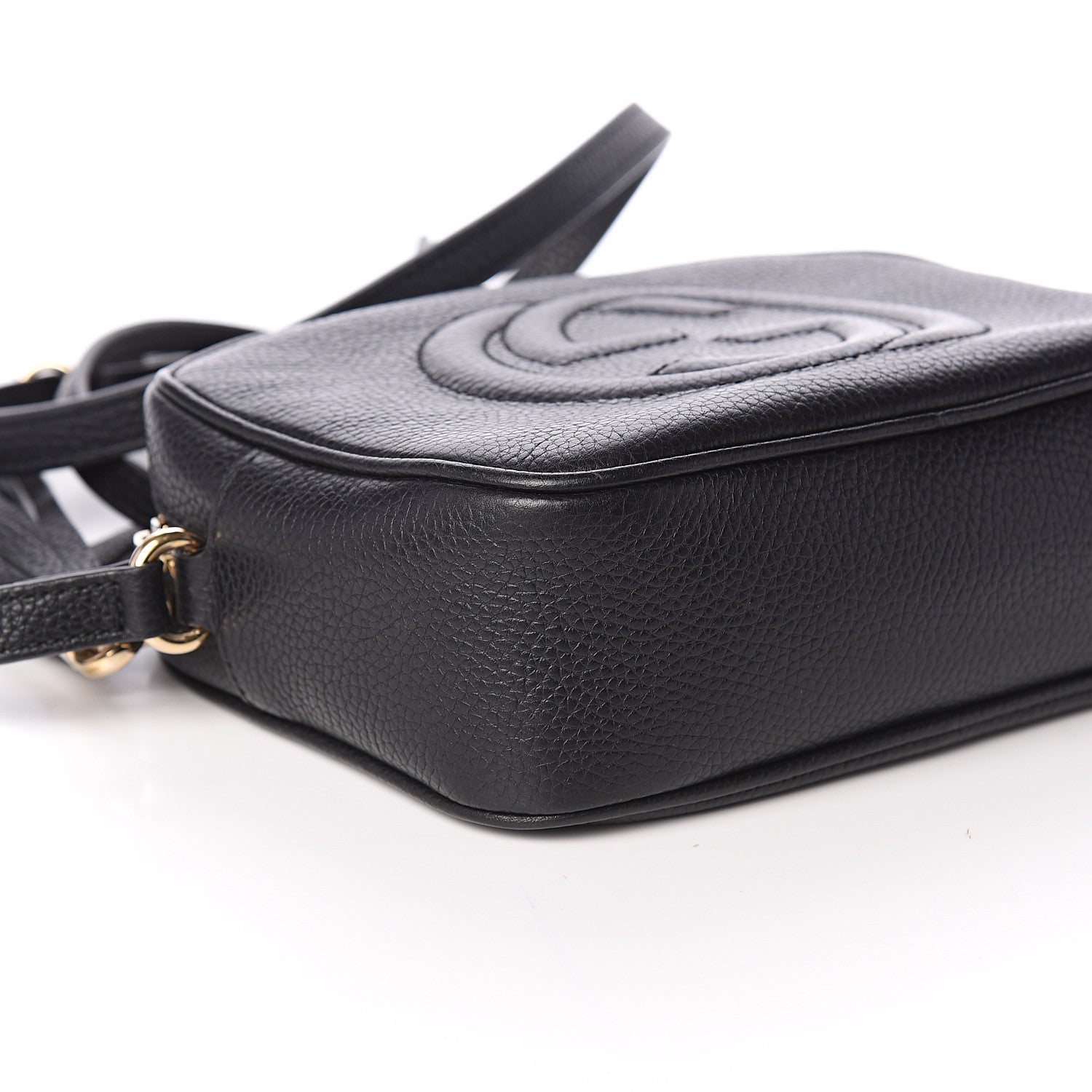 Gucci Pebbled Calfskin Small Soho Disco Bag Black 7 of 8