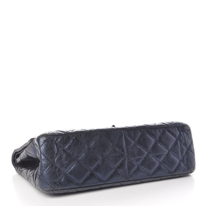 Chanel Metallic Aged Calfskin Quilted 2.55 Reissue 227 Flap Blue 4 of 13