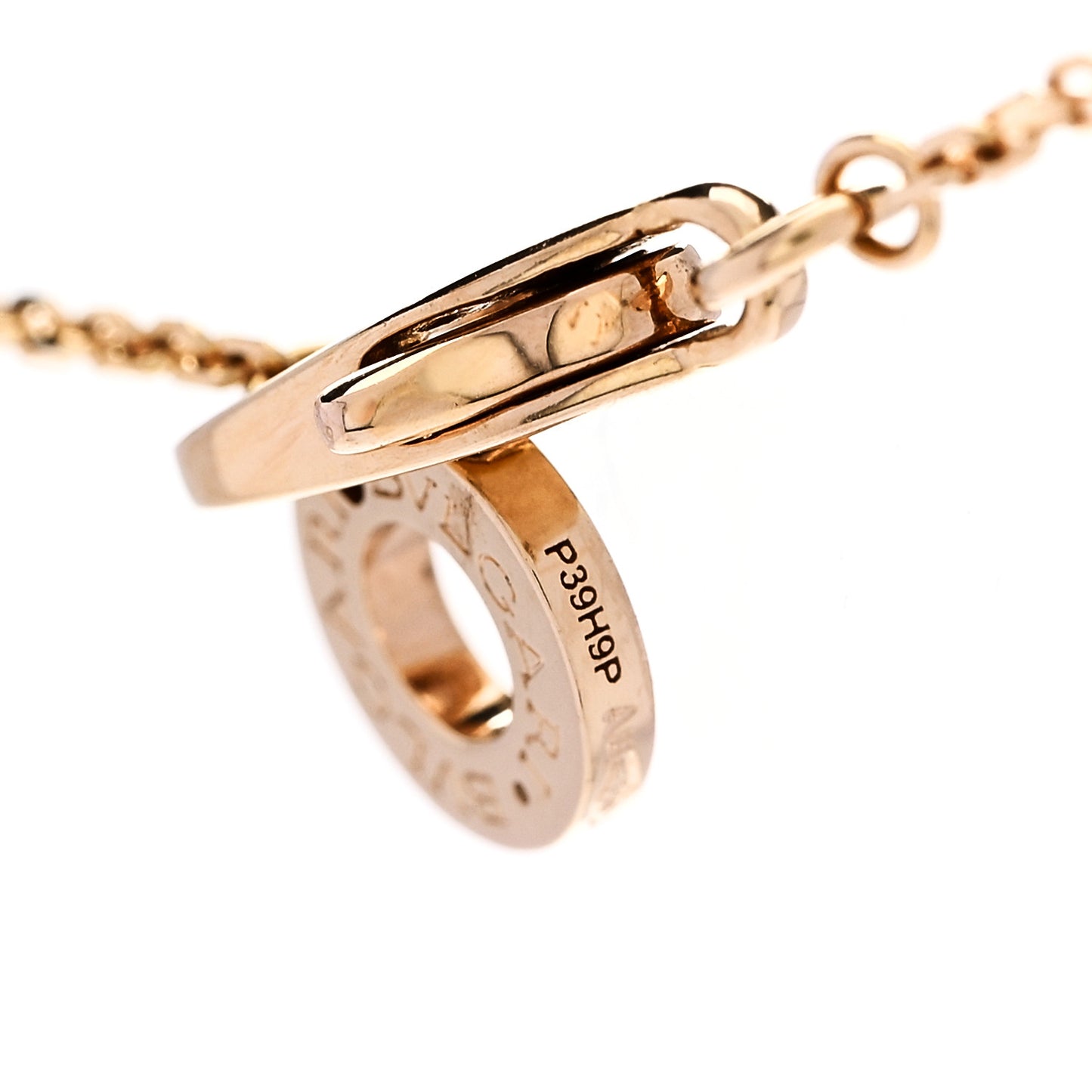 18K Yellow Gold Diamond Mother of Pearl Small Divas' Dream Pendant Necklace