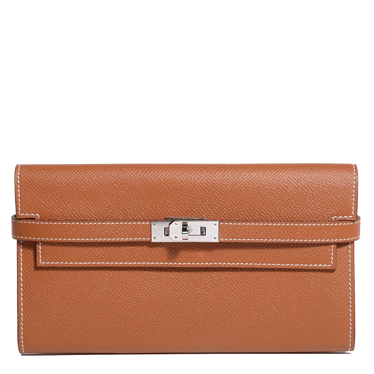 Hermes Epsom Kelly Longue Wallet Gold 1 of 16