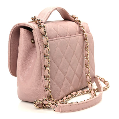 Chanel Caviar Quilted Medium Business Affinity Flap Light Pink 3 of 12