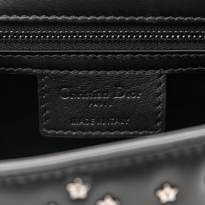 Christian Dior Calfskin Lucky Star Macrocannage Medium Caro Bag Black 6 of 10