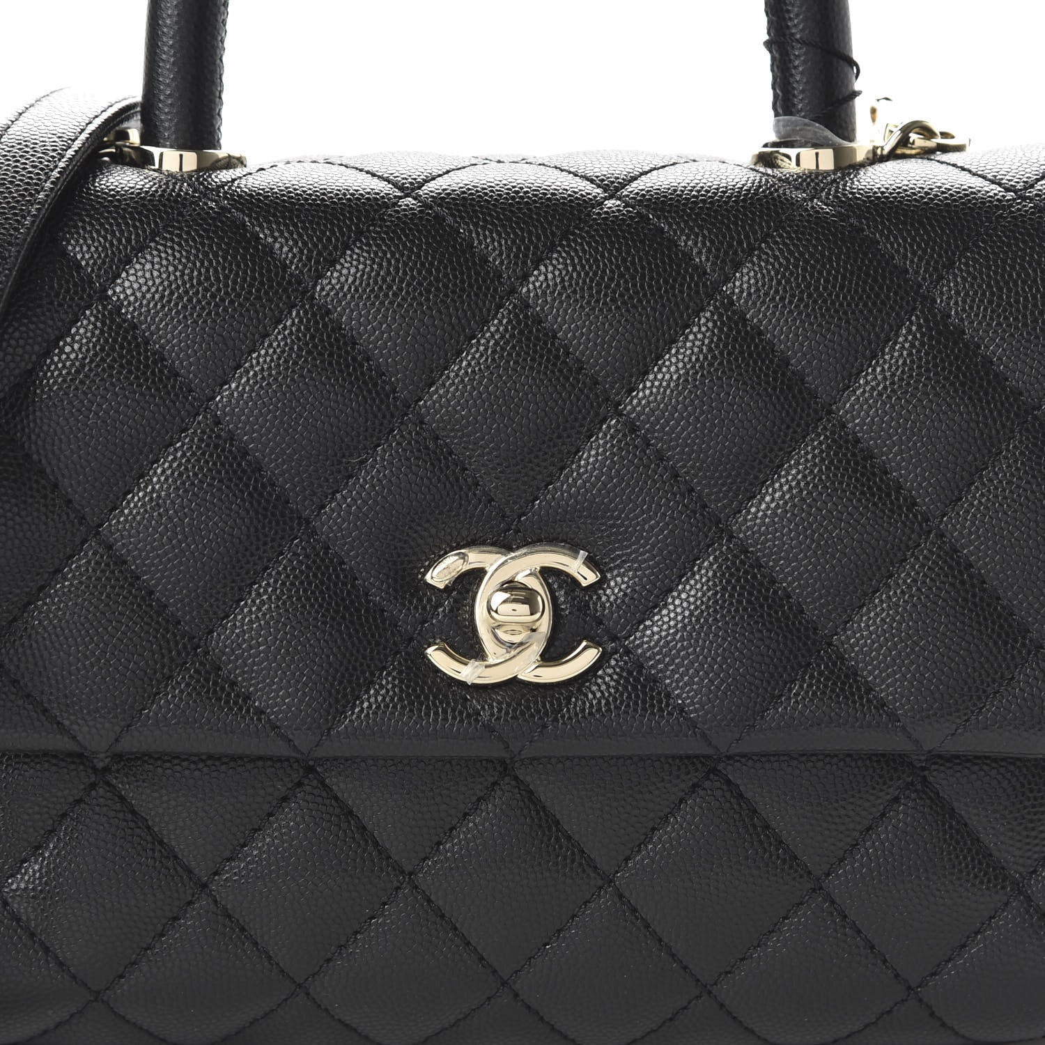 Chanel Caviar Quilted Mini Coco Handle Flap Black 10 of 11