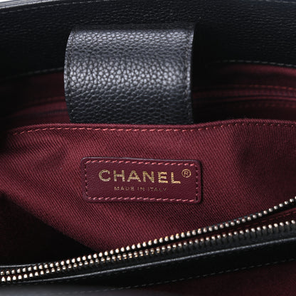 Chanel Grained Calfskin Medium Neo Executive Shopper Tote Black 6 of 8