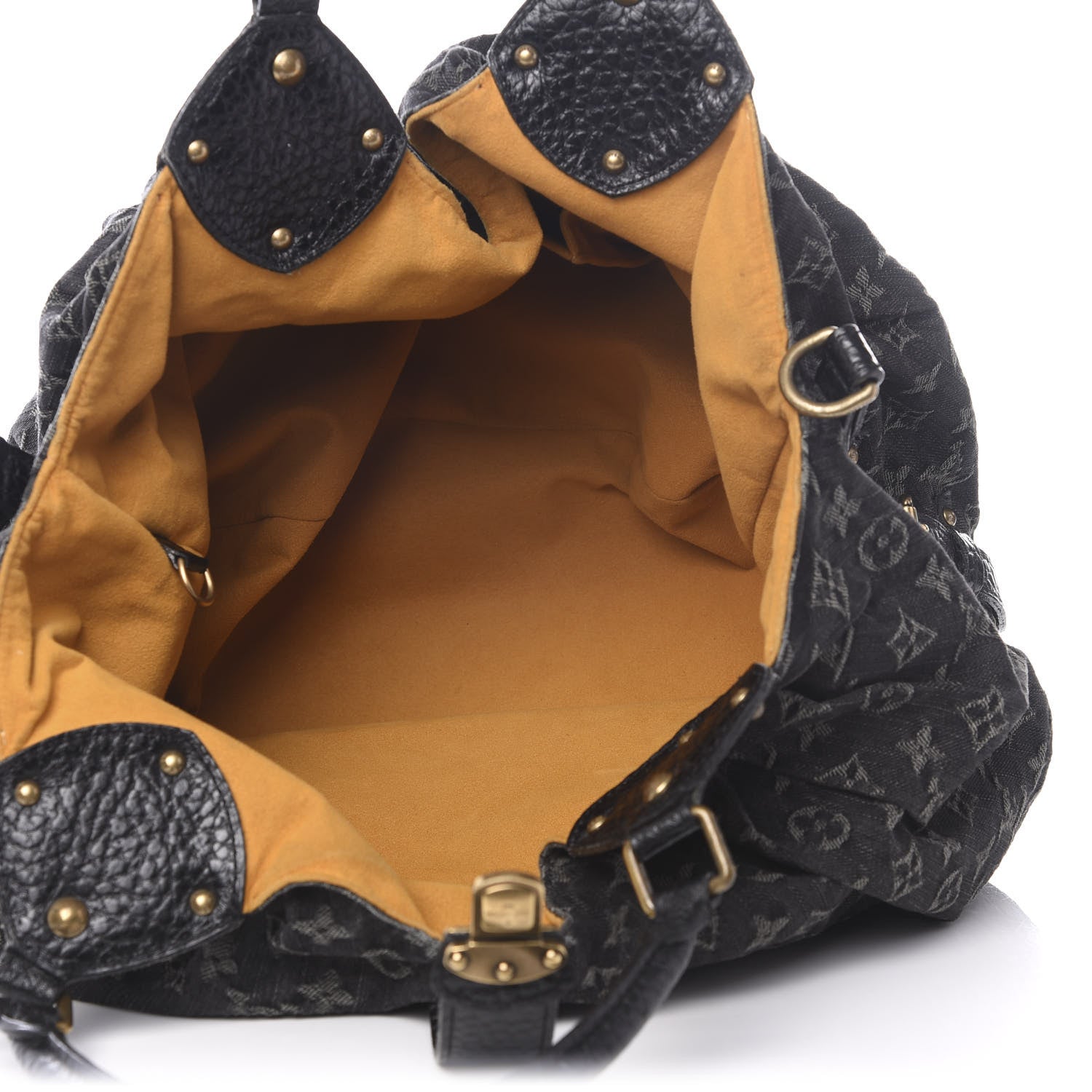 Louis Vuitton Denim Mahina XL Black 4 of 11