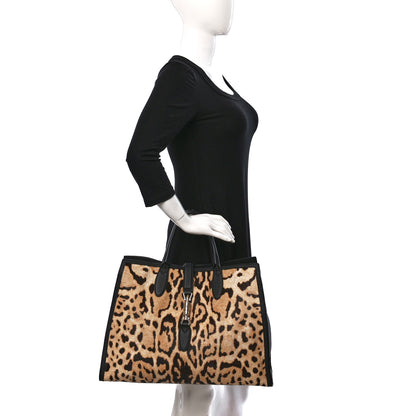Gucci Pony Hair Cheetah Print Medium Jackie Top Handle Bag 2 of 15
