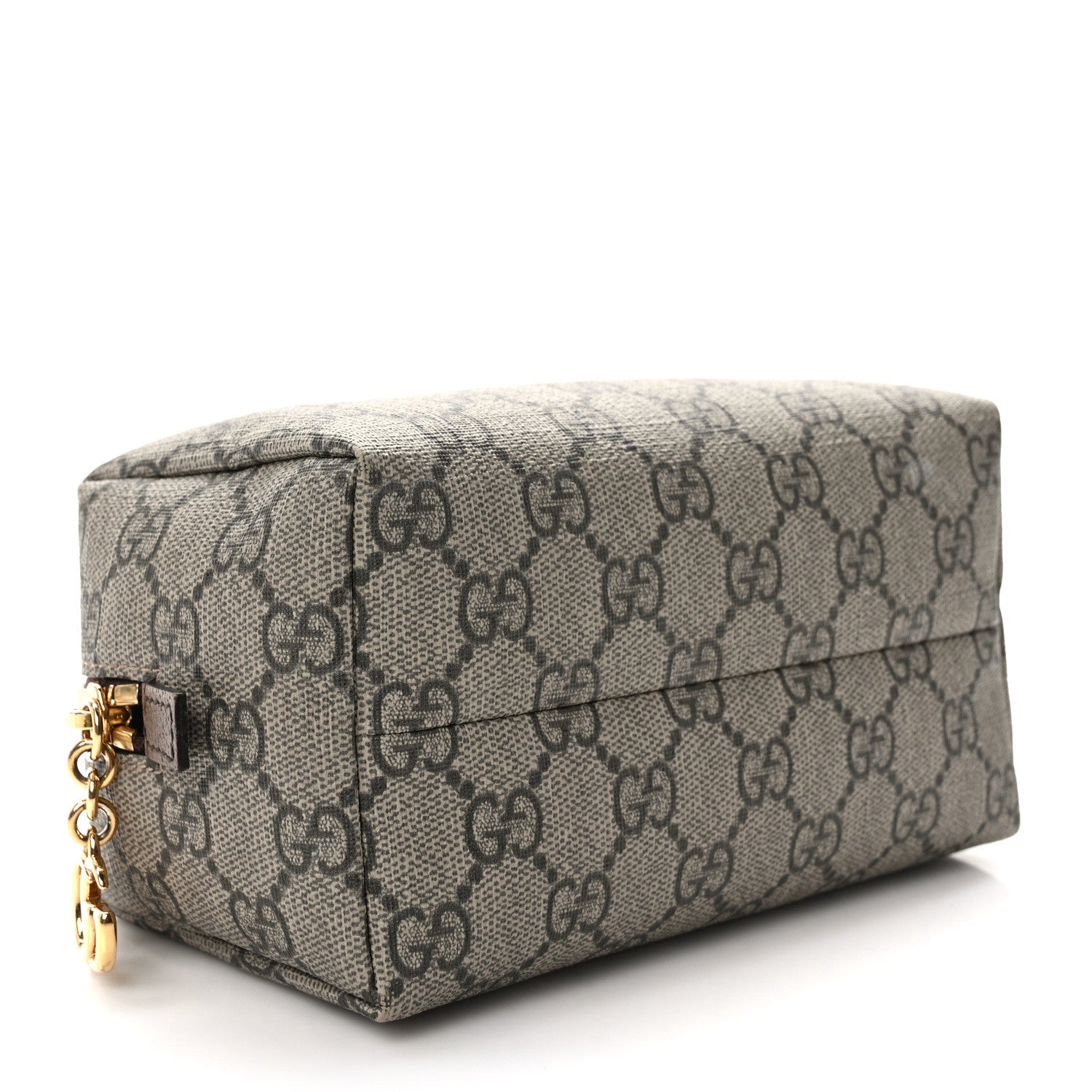 Gucci Soft GG Supreme Monogram Calfskin Medium Ophidia Cosmetic Case Beige Ebony New Acero 4 of 11