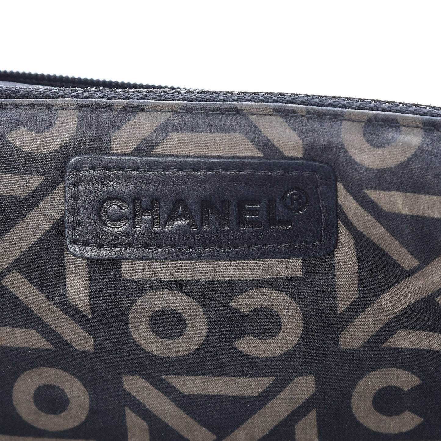 Lambskin Chocolate Bar Accordion Mademoiselle Flap Black