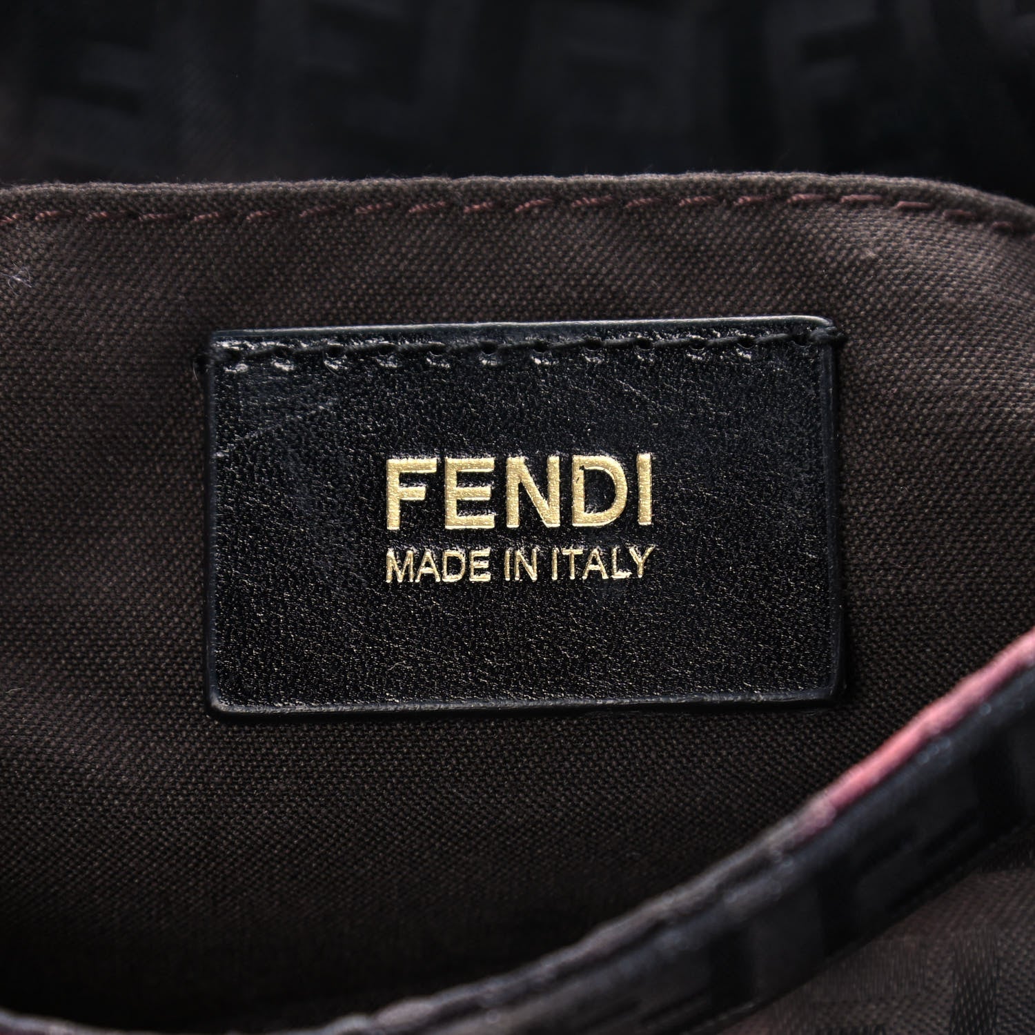 Fendi Zucchino Vitello Floral Mini Forever Mama Baguette Black Multicolor 8 of 12