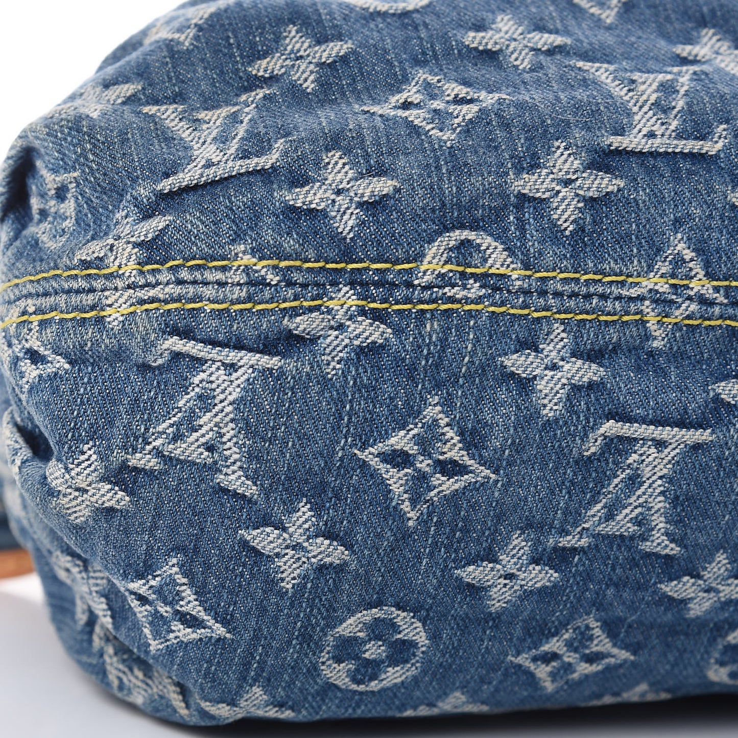 Monogram Denim Pleaty Blue
