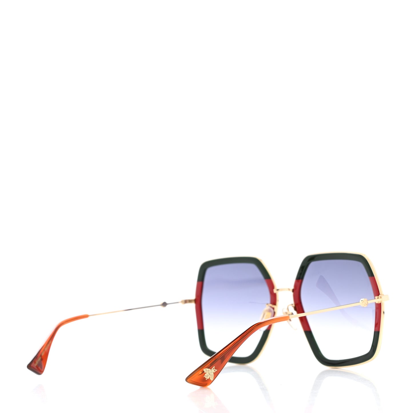 Square Frame Web GG0106S Sunglasses Tortoise