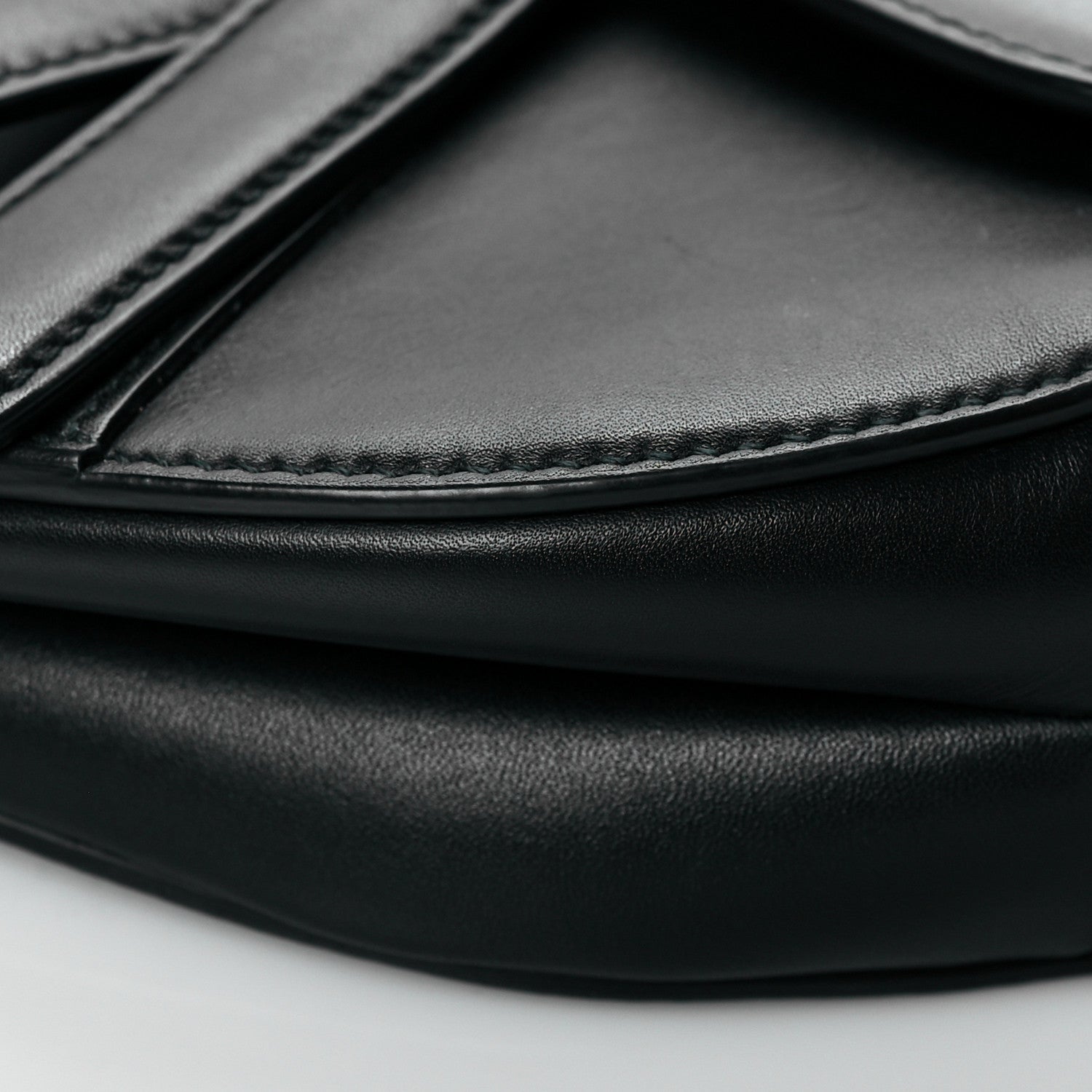 Christian Dior Calfskin Mini Saddle Bag Black 10 of 10