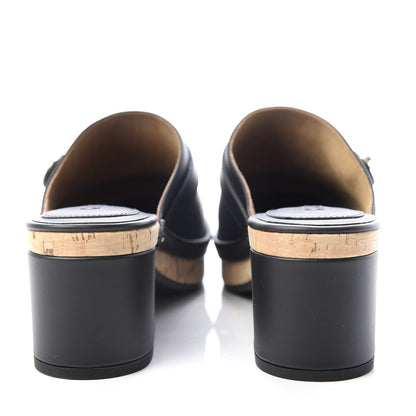 Chanel Calfskin CC Turn Lock Clogs 40 Black 7 of 10