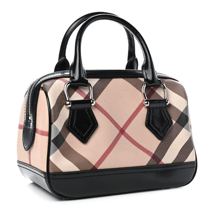 Burberry Nova Check Bowling Bag Black 3 of 8
