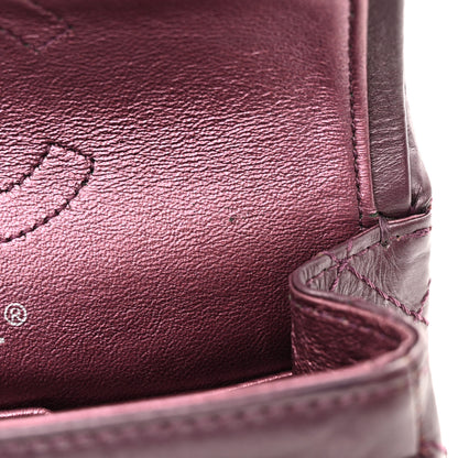 Chanel Metallic Calfskin Quilted 2.55 Reissue 224 Flap Purple 10 of 10