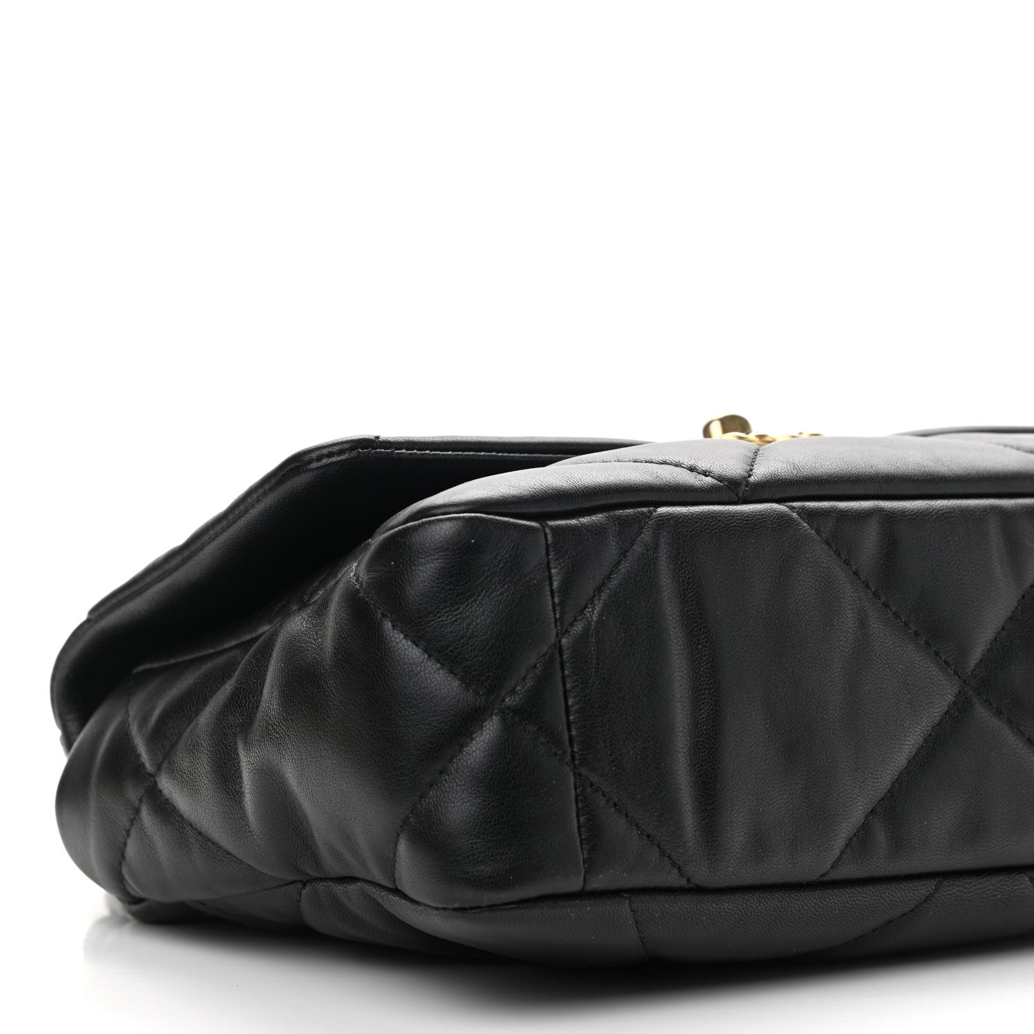 Chanel Goatskin Quilted Medium Chanel 19 Flap Black 9 of 12