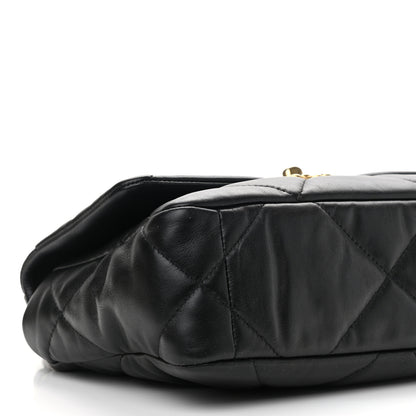 Chanel Goatskin Quilted Medium Chanel 19 Flap Black 9 of 12