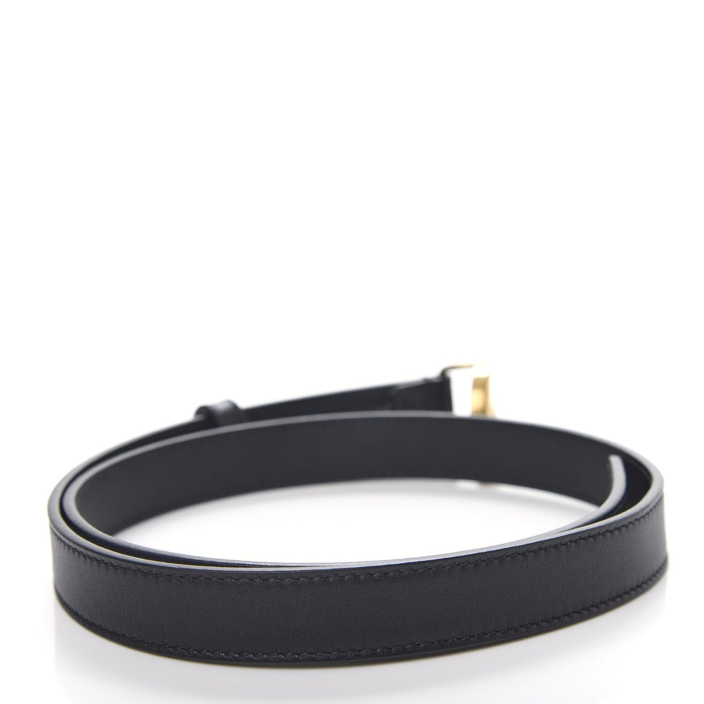 Calfskin Double G 20mm Belt 75 30 Black