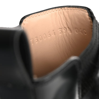 Gucci Magnum Calfskin Logo Ankle Boots 39.5 Black 9 of 9