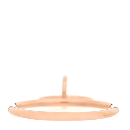 Hermes 18K Rose Gold Diamond Gambade Ring 49 5 3 of 7