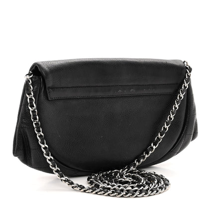 Chanel Caviar Half Moon Wallet On Chain WOC Black 3 of 12
