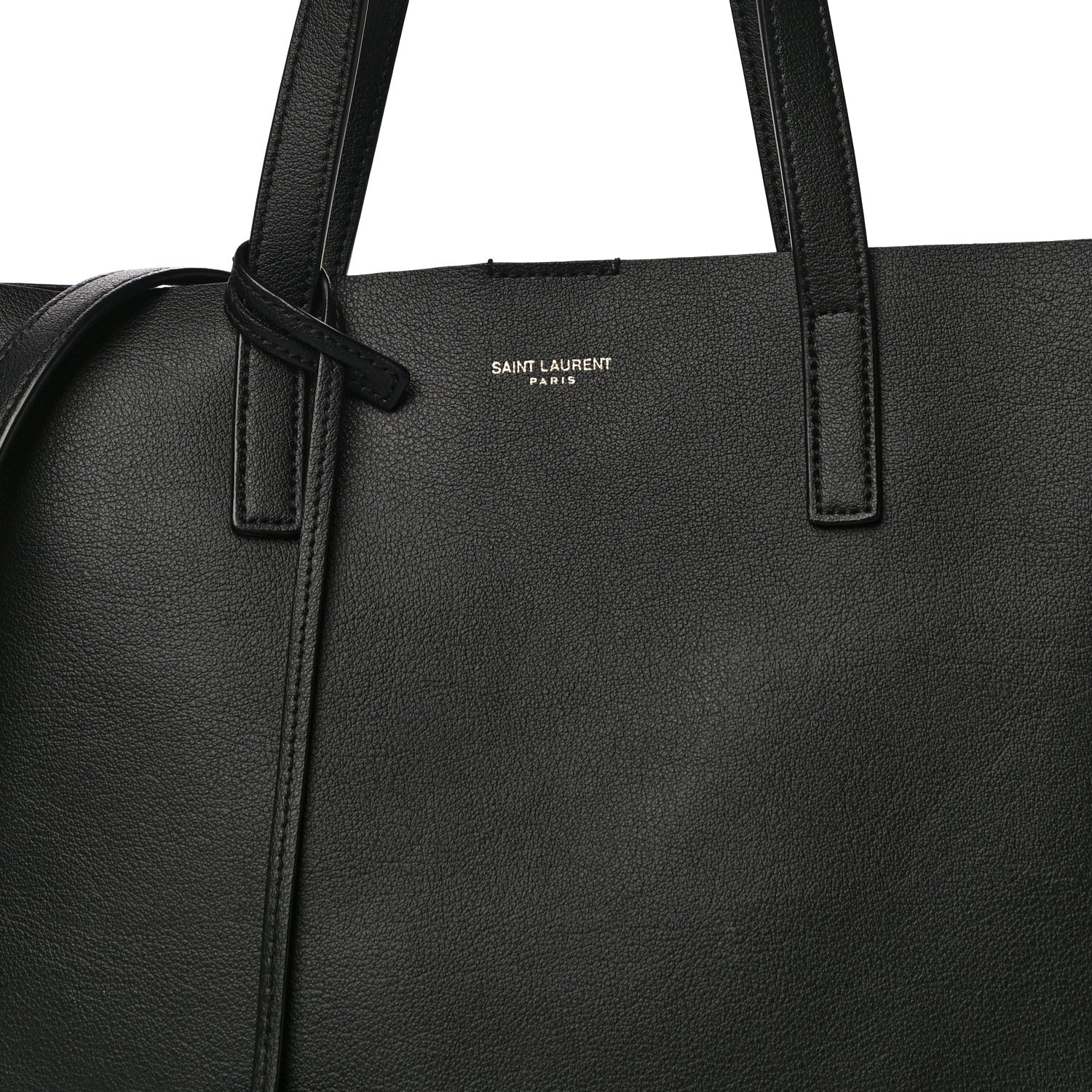 Saint Laurent Calfskin Toy Shopping Tote Black 8 of 12