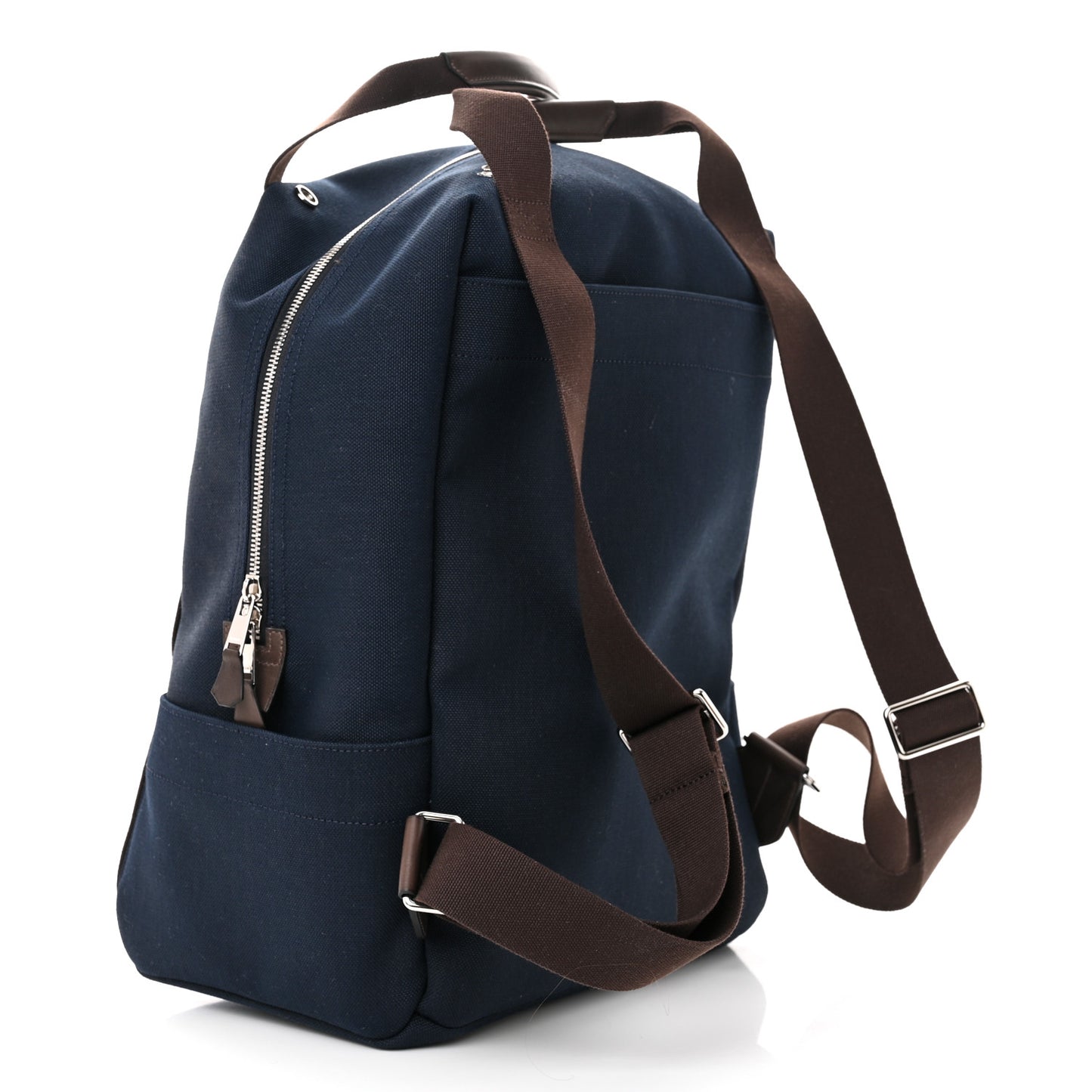 Toile Groom School Backpack Bleu Navy Feu