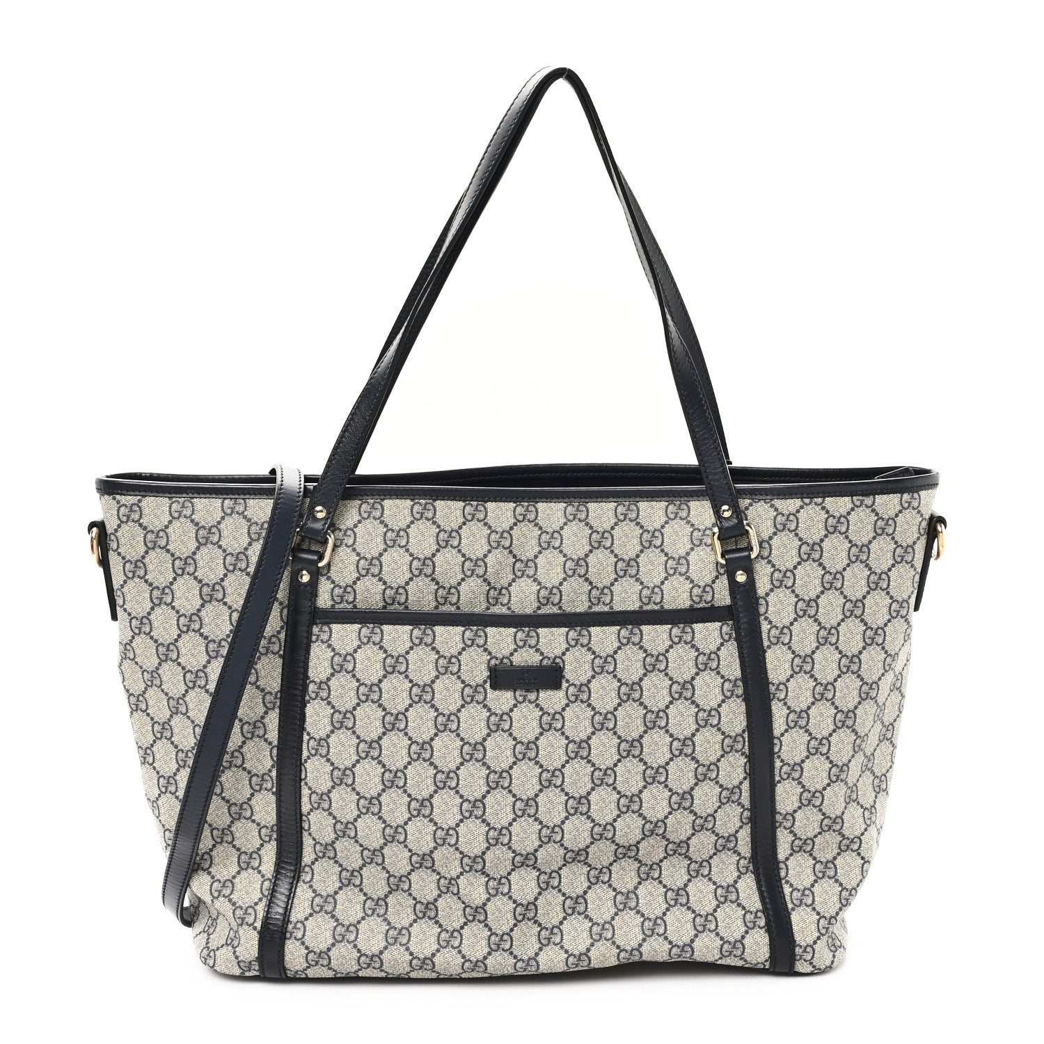 Gucci GG Supreme Monogram Medium Joy Tote Navy 1 of 11