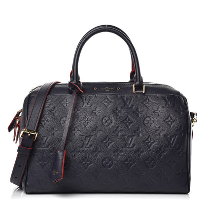 Louis Vuitton Empreinte Speedy Bandouliere 30 NM Marine Rouge 1 of 9