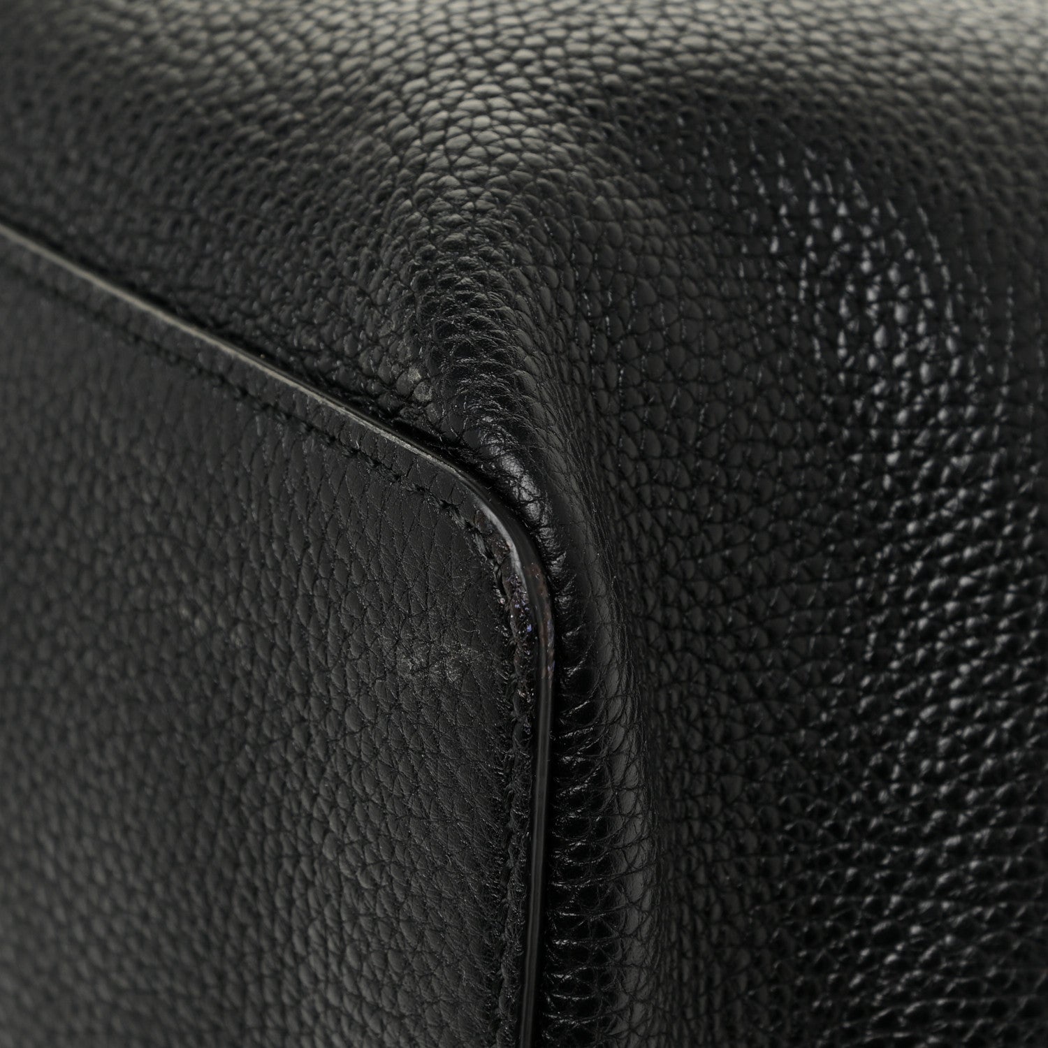 Gucci Pebbled Calfskin Large Soho Hobo Black 12 of 14