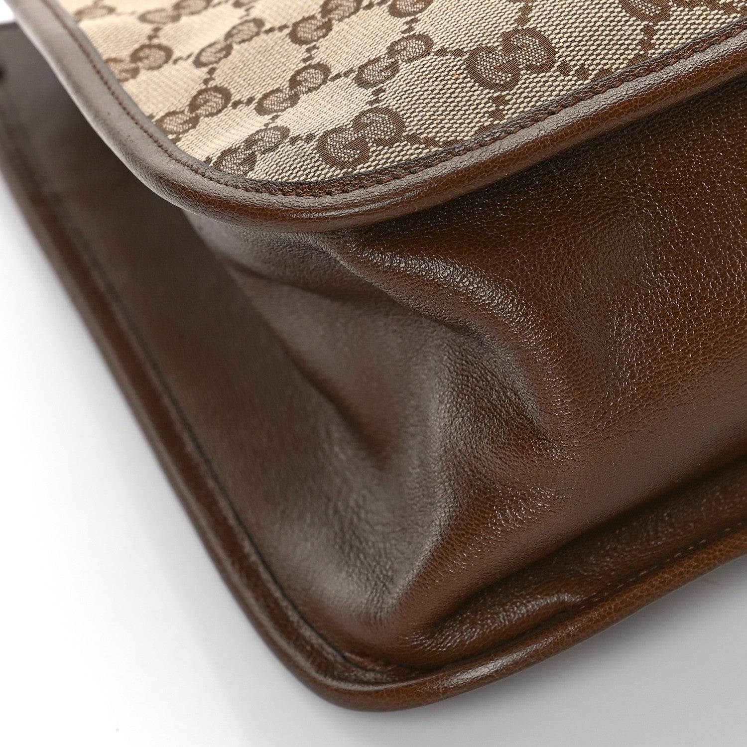 Gucci Monogram Horsebit 1955 Tote Bag Beige Brown Sugar 8 of 9