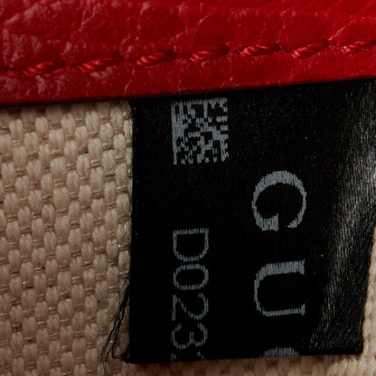 Gucci Dollar Calfskin Swarovski Crystal Small Dionysus Shoulder Bag Hibiscus Red 7 of 11