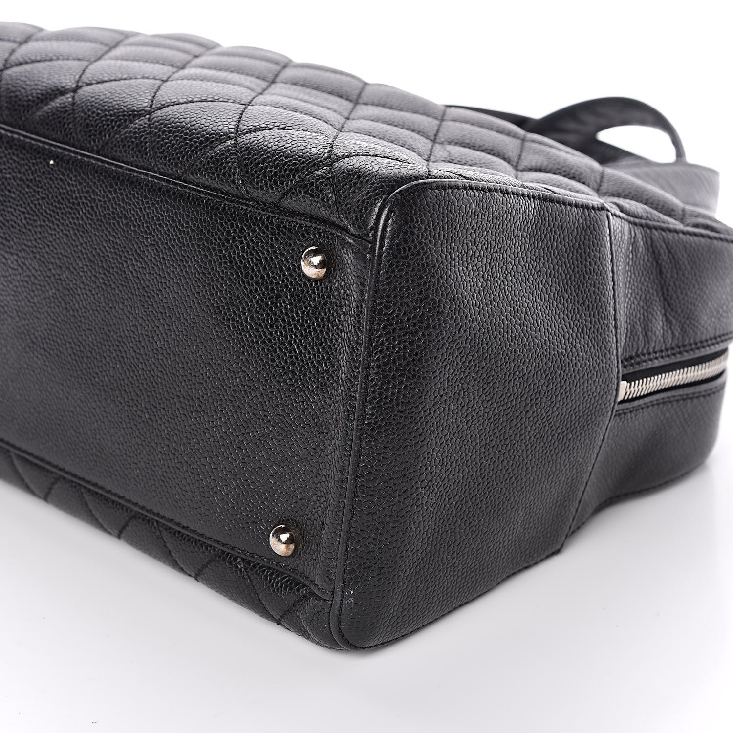 Chanel Caviar Quilted Bowler Black 11 of 12