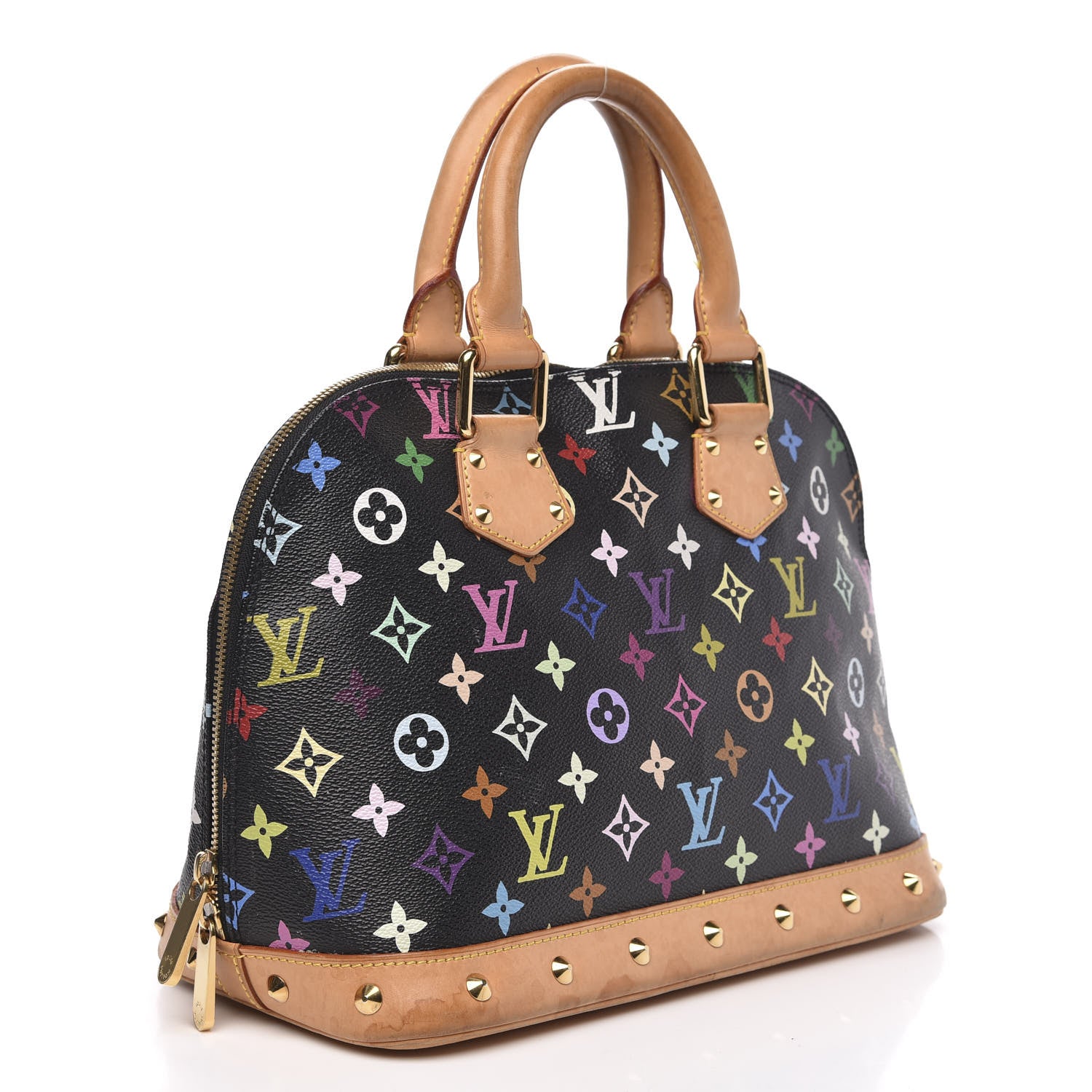 Louis Vuitton Monogram Multicolor Alma Black 3 of 17