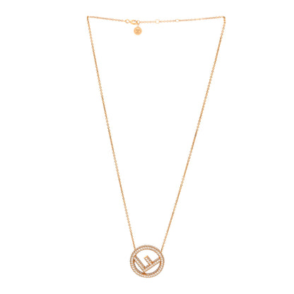 Fendi Brass Crystal F is Fendi Necklace Gold 3 of 5