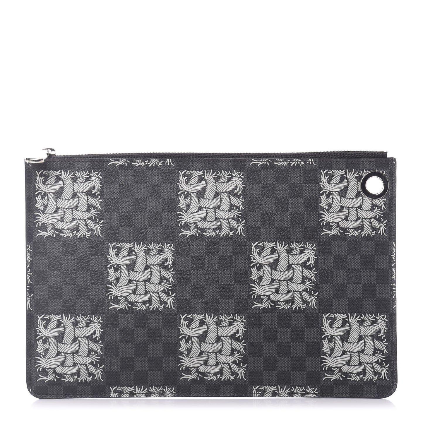 Damier Graphite Rope Pochette Jour PM White
