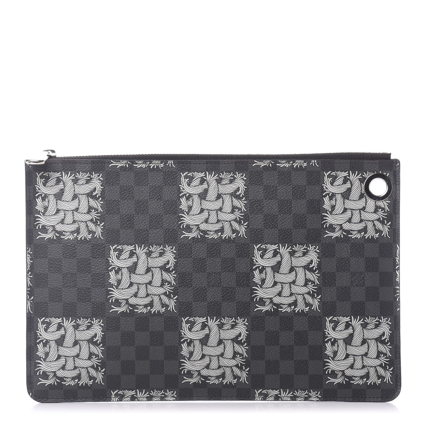 Louis Vuitton Damier Graphite Rope Pochette Jour PM White 1 of 10