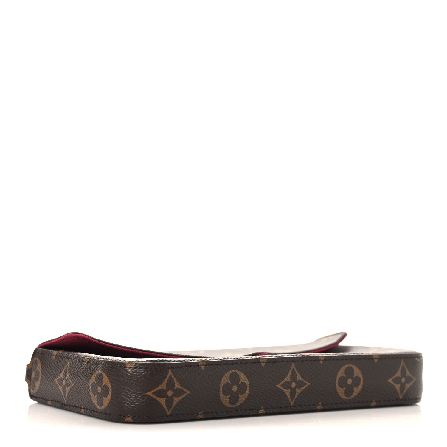 Louis Vuitton Monogram Pochette Felicie Chain Wallet Fuchsia 5 of 11