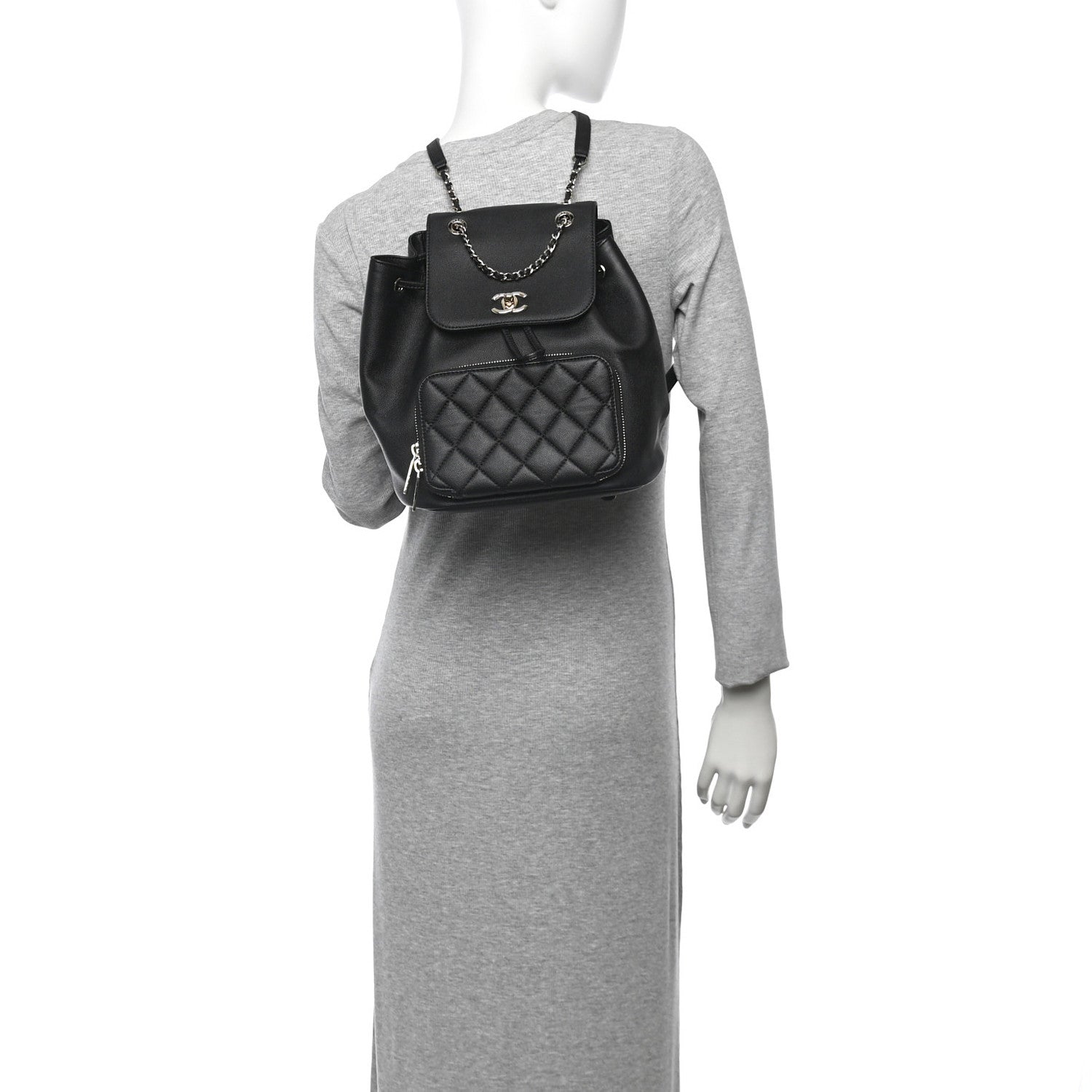 Chanel Caviar Quilted Business Affinity Backpack 2 of 10