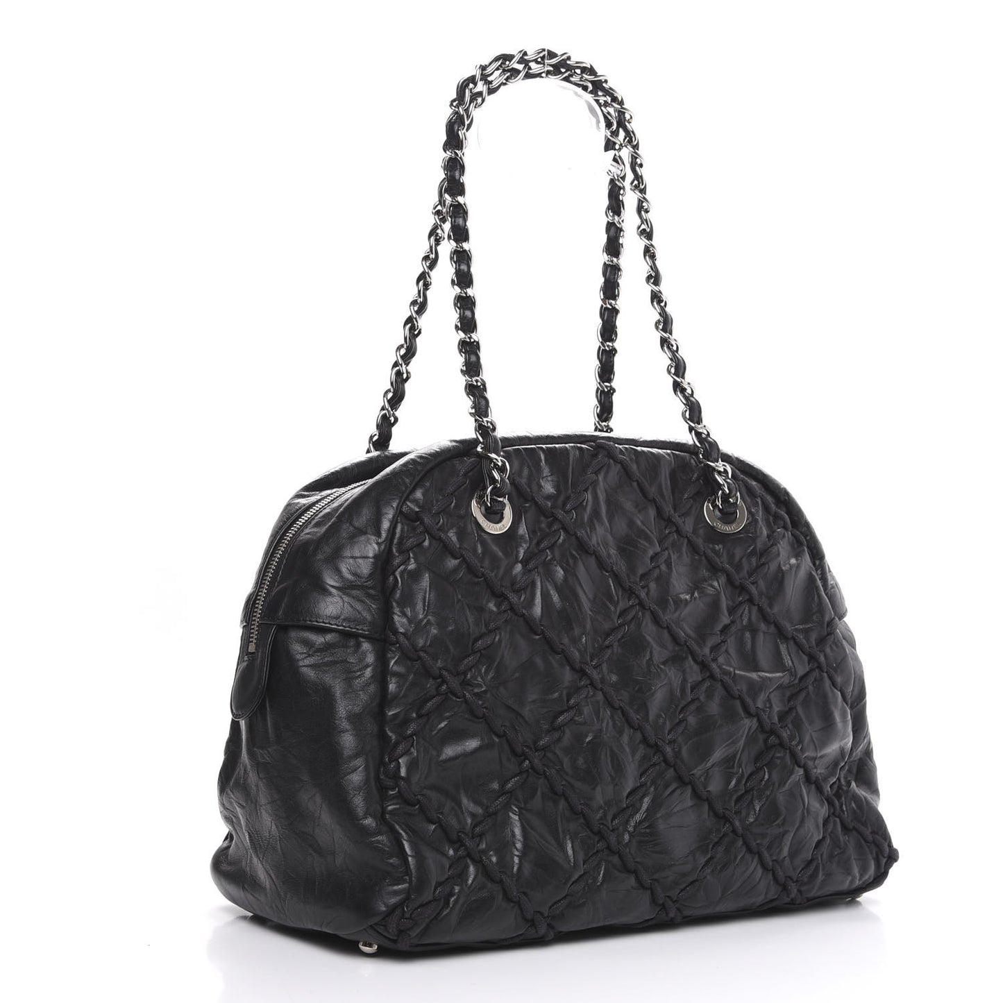 Calfskin Ultra Stitch Bowler Black
