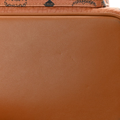 MCM Visetos Small Hide And Seek Rabbit Stark Backpack Cognac 9 of 9
