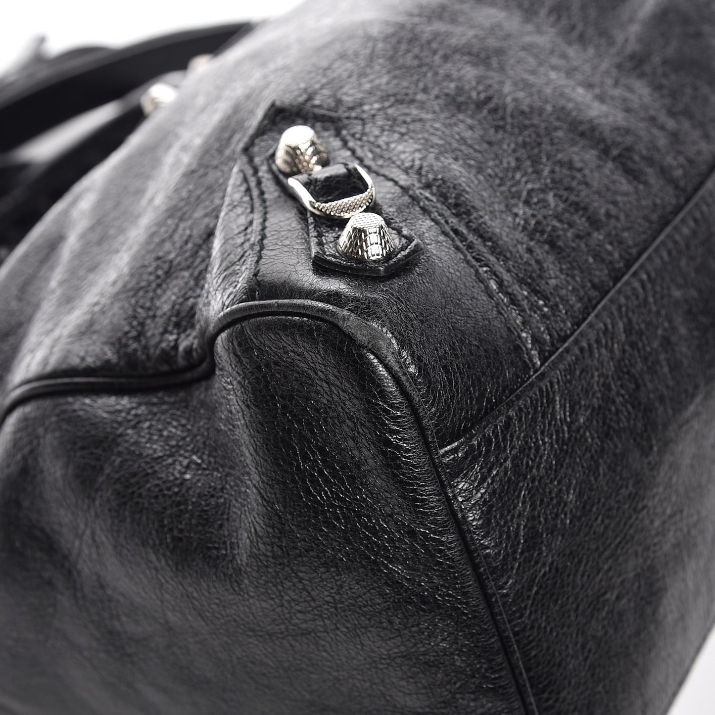 Agneau Giant 12 Silver Hardware Velo Black