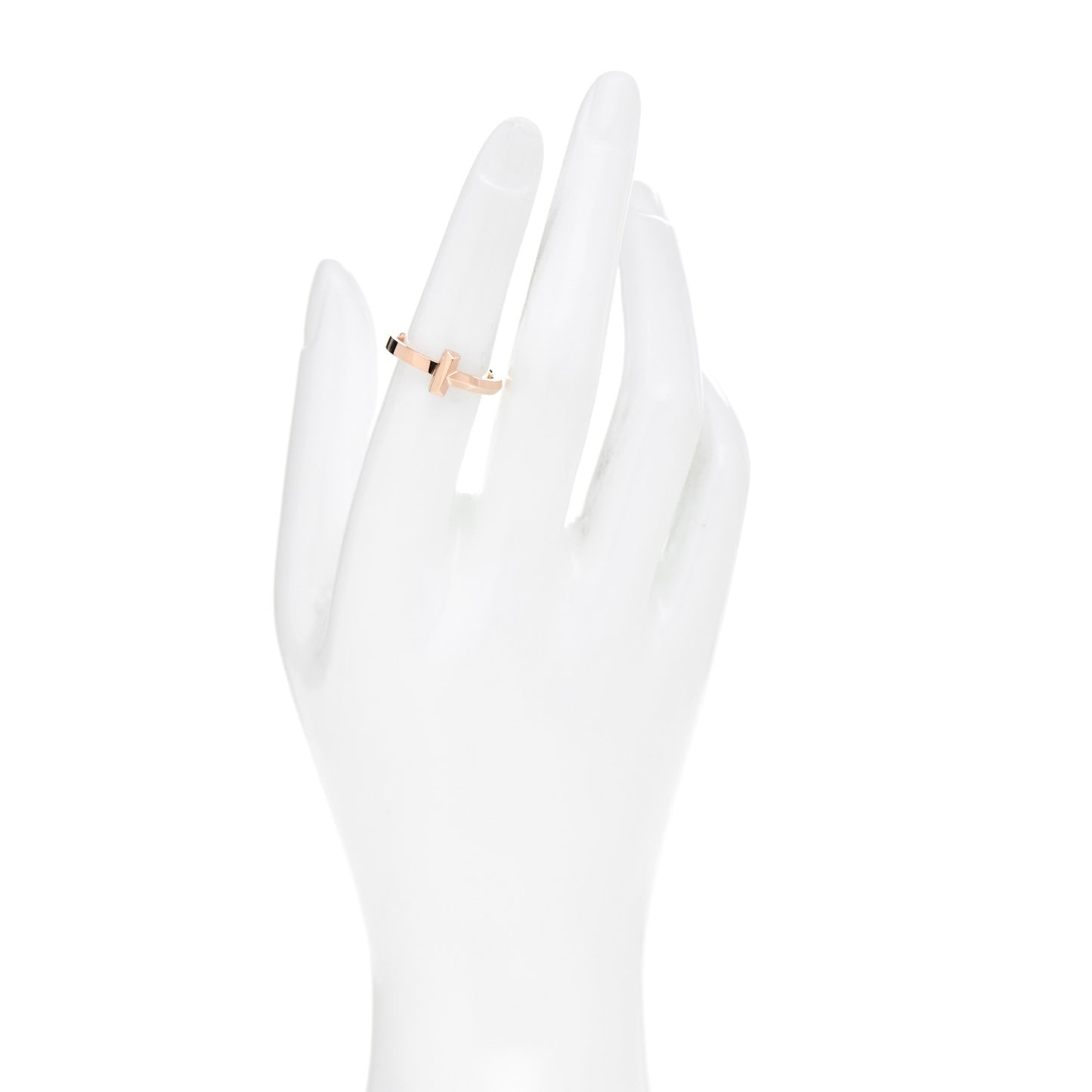 18K Rose Gold T T1 Ring 50 5.5
