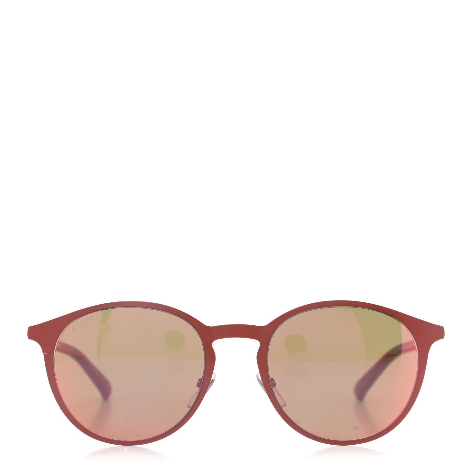 Gucci Round Sunglasses GG0504S Red Green 2 of 7