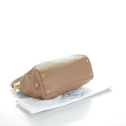 Prada Cervo Deerskin Hobo Visone 4 of 9