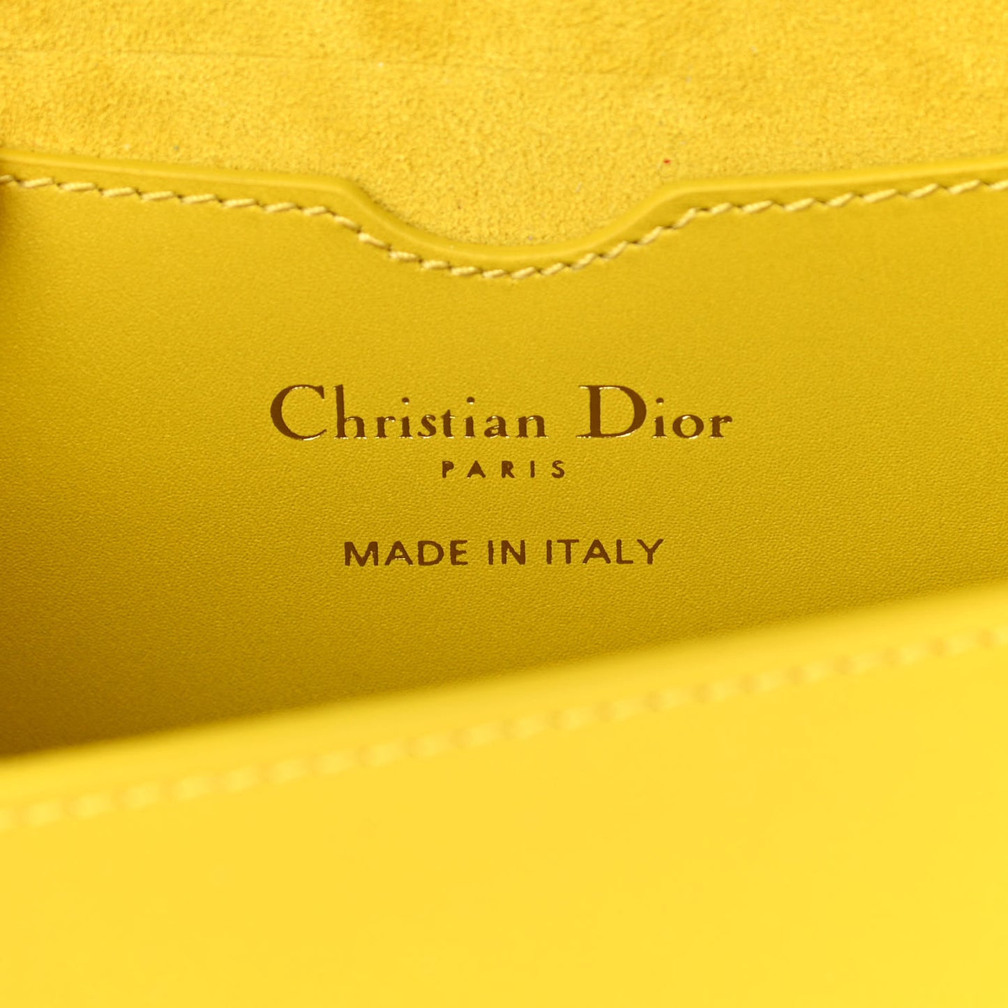 Box Calfskin East West Bobby Bag Mustard Yellow