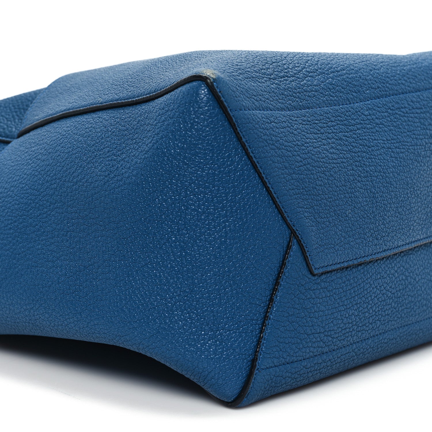 Celine Goatskin Sangle Bucket Bag Blue 8 of 11